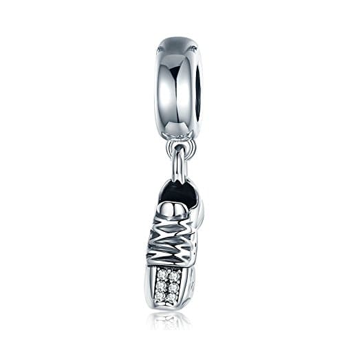 Running Shoes Dangle 925 Sterling Silver Bead Fits Pandora Charm Bracelet
