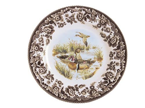 Spode WLWD0105 Woodland Dinner Plate 27 cm (Wood Duck), Ceramic, Patterned