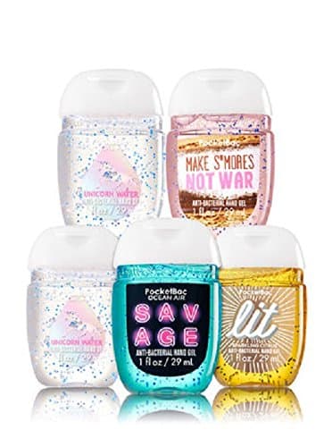 Bath and Bodyworks SAY IT WITH SANITIZER 5-Pack PocketBac Sanitizers