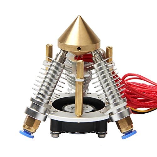 DIKAVS 3 in 1 out mix-color Hotend for 3D printer (Heating rod 24V)