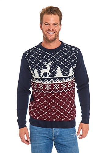 LOOKS FUNNY Biggest 2017 Xmas Jumper Colletion! Unisex/Men/Women Knitted Christmas Jumpers Novelty Ugly Xmas Santa Rudolf Elf Sweater Pullover by