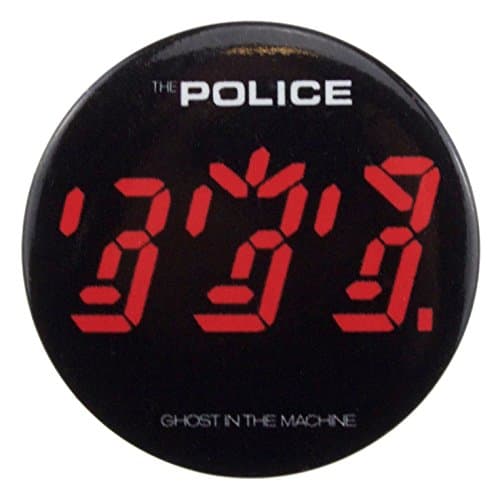 Roxanne Music Ltd The Police 1981 Ghost In The Machine 38mm Button Badge Official Licensed Band Merchandise