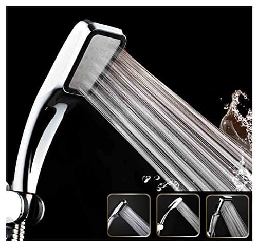 30% Water Saving 300 hole booster shower head square handheld shower Turbocharged Pressure booster head shower head