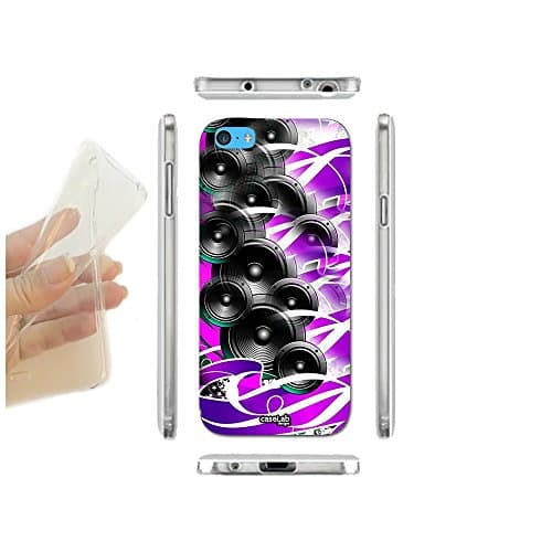 SLIM CASE COVER CASSE MUSICALI FOR IPHONE 5C TPU