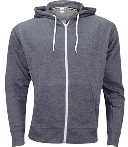 Mens American Fleece G81 plain Hoody Charocal
