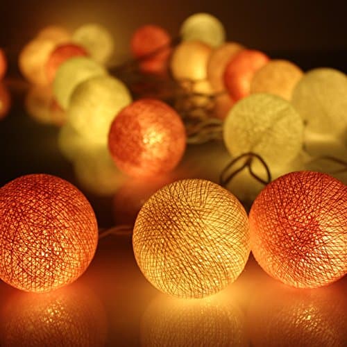 20 Pink Tone Globe Battery Operated LED Fairy Lights By Flowerglow