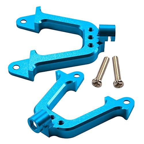 Yiguo SCX10 Upgrade Parts Aluminum Rear Shock Tower Blue for RC 1:10 Rock Crawler Set of 2