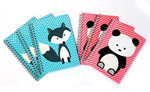 Studio C Personal Book 7"X5" Assorted Colors-Hair Of The Dog, College Rule, 80 Sheets