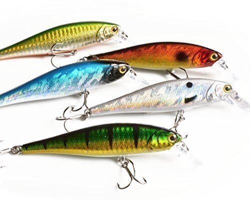 Lures Fishing tackle kit of 5 pike bait minnow lure