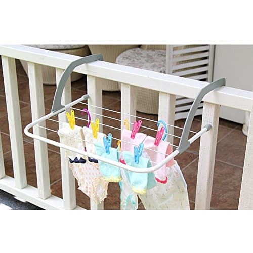 Uminilife Multifunction Hangers For Clothes Indoor &amp; Outdoor Folding Clothes Rack Drying Laundry Hanger Dryer