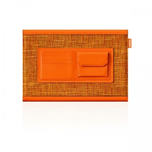 Slg design D5 Calf Skin Leather Edition Pouch for MacBook Pro Retina 15 inch Orange