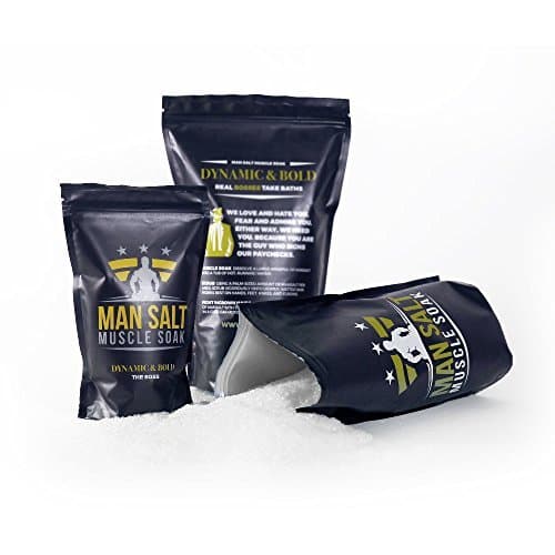 ManSalt Muscle Soak -Epsom Salt Bulk- - Best Bath Salts (Boss, 3LB) by ManSalt