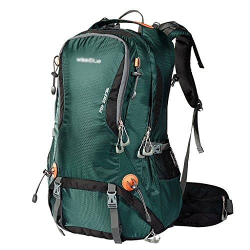 Outdoor Backpacks Xuan - worth having Mountaineering Bag Men And Women 40L50L Men's Travel Bag Travel Backpack Outdoor Bag YKK Zipper Duraflex Buckles+ Rain Cover
