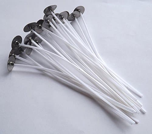 100 Pre Waxed Wicks for Candles 25-100mm -120mm Long w/Sustainers (65-75mm - LX16)
