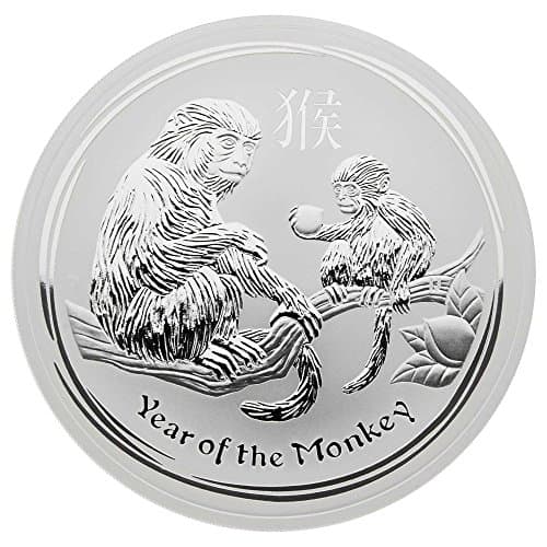 '10 oz Australia 2015 Lunar II "Year of the Monkey (Monkey) 10oz 999/1000 Silver Coin
