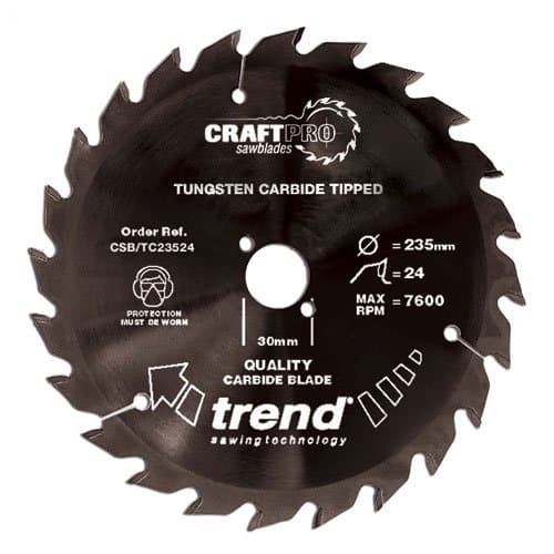 Advanced Trend Professional Craft Saw Blade Ns 235mmx40Tx30mm (Saw Blades / Circular Saw Blade 235mm) [Pack of 1] --