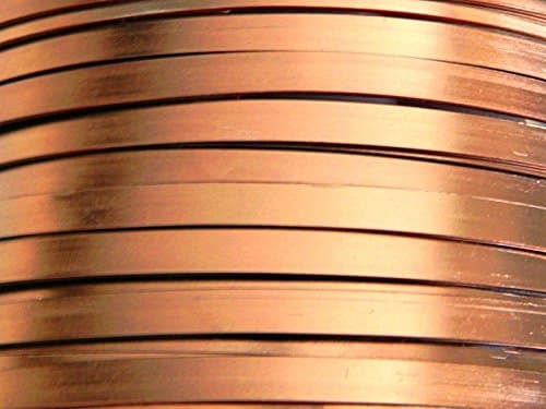5 Metres Aluminium Flat Wire, Copper, 3.5 mm