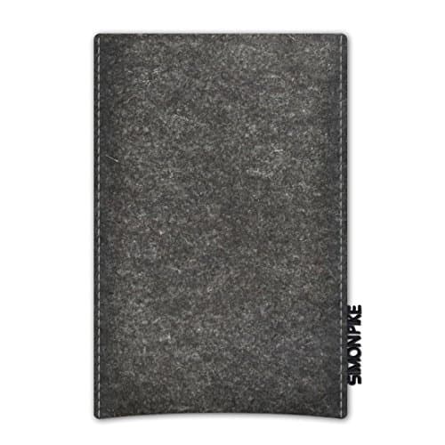 Simon Pike Boston Basic Wool Felt Mobile Phone Case for Huawei Ascend G6 Charcoal