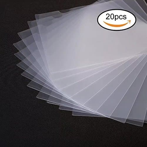 20 Pack High Quality Clear Document Folder Copy Safe Project Pocket US letter/ A4 Size in Transparent Color