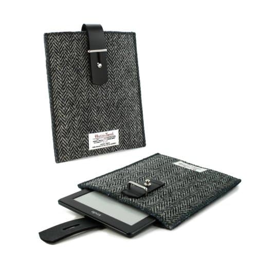 Alston Craig Harris Tweed Case Cover Sleeve for 6" eReaders including (Kindle, Nook, Kobo, Pocketbook and Sony) - Herringbone Black