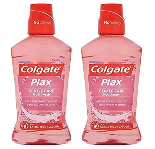Colgate Plax Gentle Care Mouthwash 500ml (Pack of 2)