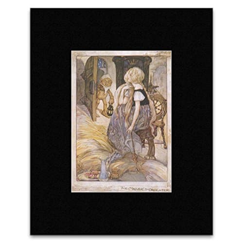 Grimms Fairy Tales Illustrations - Rumpelstilskin - The Miller's Daughter Mini Poster - 40.5x30.5cm