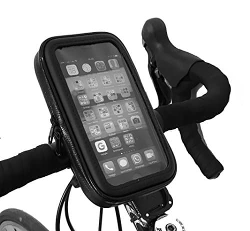 HubLines® - Bike holder, Smartphone holder, Handyhalterung for the handlebar - waterproof - Outside 95x165x25mm - Inside: 80x150x20mm