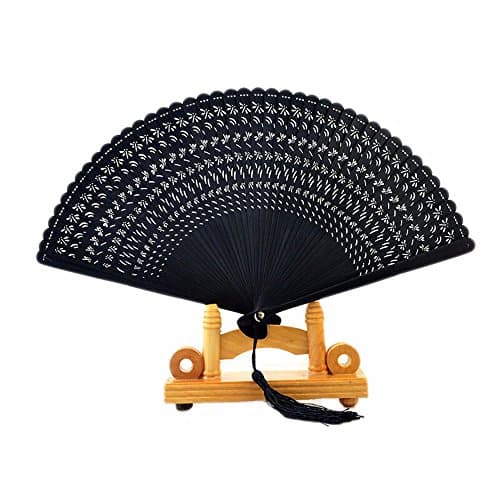 Chinese style all bamboo hollow carving female folding fan / ornament / Accessories (dragonfly)
