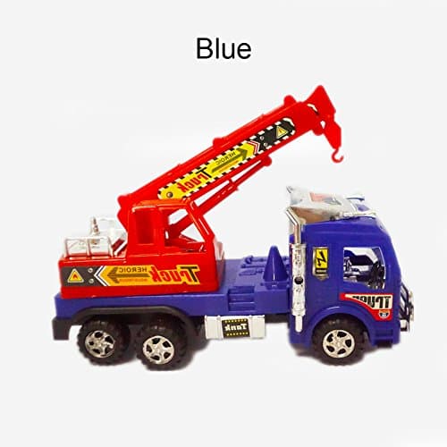 ponny Simulation Crane Trucks Builder Toys Multi-colors Die Cast Crane for 5 Year Old Boys Outdoor (Blue) ¡­