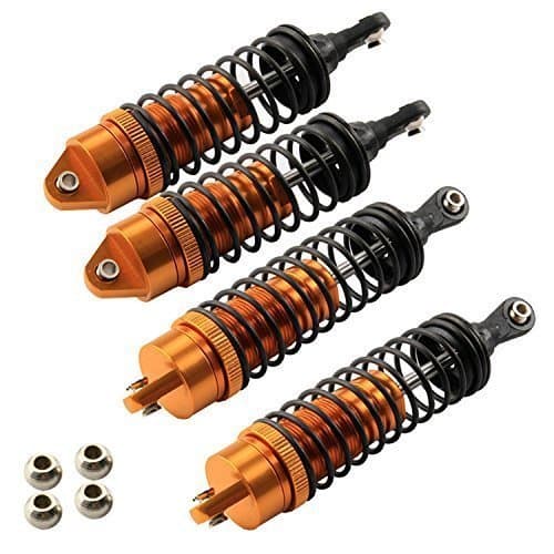 Yiguo Aluminum Front / Rear Shock Absorber 100/110mm for 1:10 Traxxas Slash 4x4 Gold 4pcs