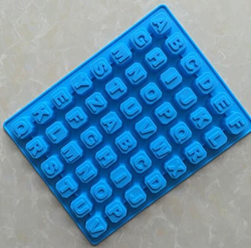 RuiChy Silicone Letter Cake Topper Chocolate Fondant Cookies Ice Mould Mold