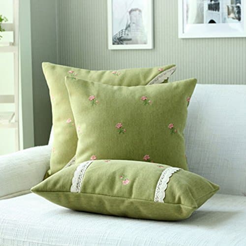 Back Stuffed Cushion Cushion Pillow Waist Pillow Green C 50x30cm (sleeve + core)