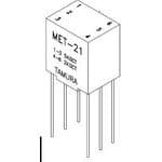 MET-21 Telecom Transformer 1.58:1 490Ohm Prim. DCR 300Ohm Sec. DCR 6Term. PC Pin Thru-Hole