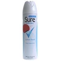 Sure Women Anti-Perspirant Deodorant Spray Cotton Fresh 150ml by Sure Women