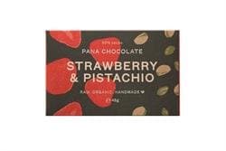 Strawberry & Pistachio 60% Cacao 45g by Pana Chocolate