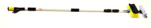 12FT 7 INCH, WATER FED WINDOW CLEANING POLE, SWIVAL KNUCKLE JOINT, SQUEEGEE, SOAP DISPENSER by TELESCOPIC