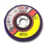 Camel Grinding Wheels 4-1/2" Dia. 60 Grit Z3 Zirconia Aluminum Type 27 Flat Flap Disc