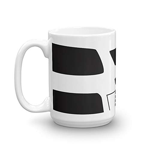 Mitsubishi Lancer Evo - Close Up Zoom Corner Sticker/Tee Design. 15 Oz Classic Coffee Mugs, C-handle And Ceramic Construction