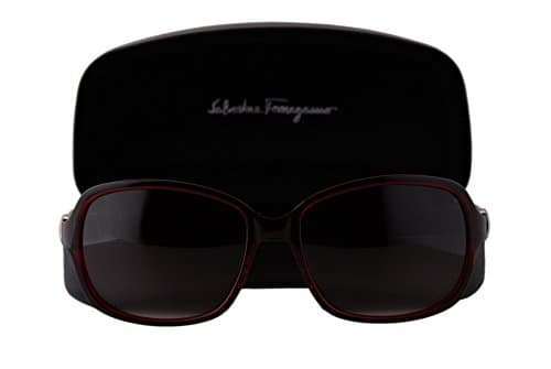 Salvetore Ferragamo SF606SA Sunglasses Crystal Red w/Brown Gradient Lens 613 SF606