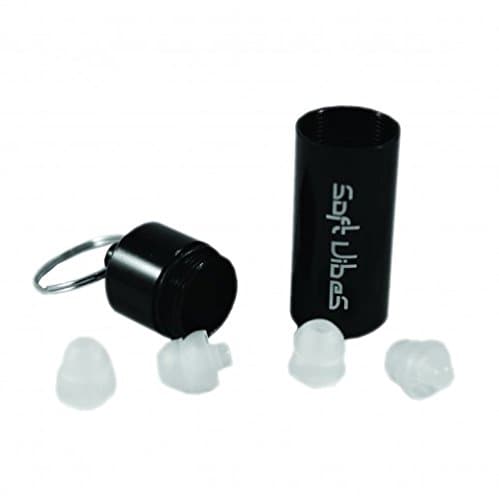 Soft Vibes: 2 Sets of Reusable High Fidelity Earplugs - Designed for Music Festivals, Concerts, and Motorcycles (Double Layer 18dB Reduction)