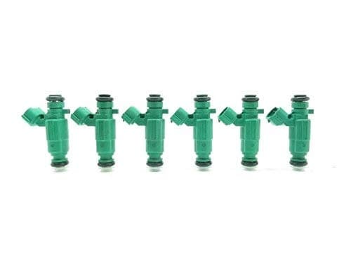 LvMyShe Set Of 6 Fuel Injector Nozzles For 1998-2010 Hyundai 1.4L 1.6L 2.5L 2.7L V6 2001-2019 Kia 1.4L 1.6L 2.5L V6, 3531037150 M662