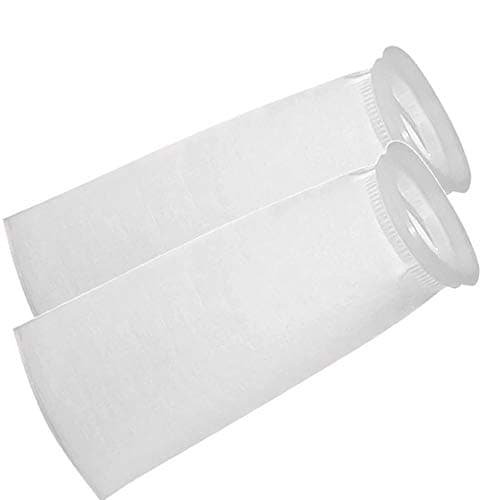 HRTFILTERS Filter Sock Felt 7 Inch by 32 Inch Long,1 Micron Filter Bags for Industry,Chemical, Water Liquid Filters - 2 Pack (1 Micron 7 x 32 inch)