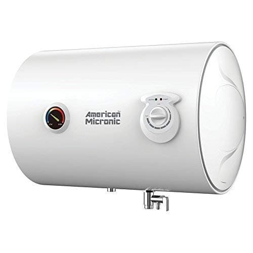 Sponsored Ad - AMERICAN MICRONIC® 15 L Horizontal Water Heater | 8 Bar Pressure | Titanium Glass Lined Seamless Steel Tank | Variable Temperature Control | Magnesium Anode | BEE 4 Star | AMI-WHH-15LDx (White)