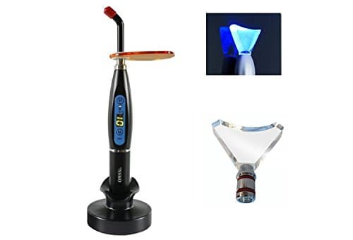 YOHOSO Wireless Cordless LED Curing Light Cure Lamp New 1500mw with Whitening Tip Black US Stock