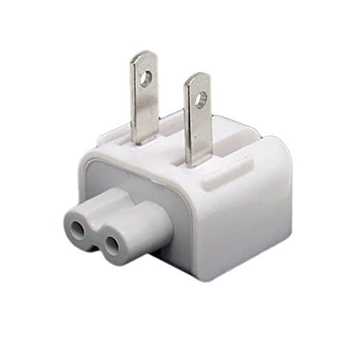 Sportsmax Travel Charger AC Power Adapter US Wall Plug Duck Head Converter for Apple MacBook/iBook/iPad/iPhone/iPod