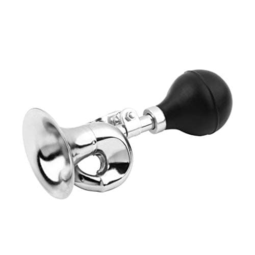 PXPQZAKHFTGRTZAP Classic Style Snail Horn Loud Full-Mouthed Bicycle Cycle Bike Vintage Retro Bugle Bell Mountain Road Bike Accessories(Black + Silver)