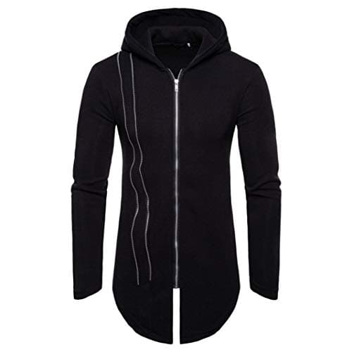 Mens Sweatshirt Hoodies Moonuy Mens' Autumn Winter Long Sleeve Zipper Splicing Hoodies Sweatshirt Tracksuits Blouse Spring Autumn T-Shirt Casual Tops Blouse Pullover for Men