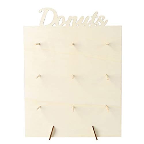 Driidudur Donut Wall Display Stand Holder Candy Sweet Cart Doughnut Birthday Wedding Party Favour Supplies Home Decor