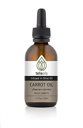 Carrot Oil (Daucus Carota) Infused Oil Extract (Macerated Oil), 1.7 Oz - 50 Ml/the Best Skin Rejuvenation and Regeneration Product - A Natural Tanning Enhancer/for All Skin Types by Teliaoils