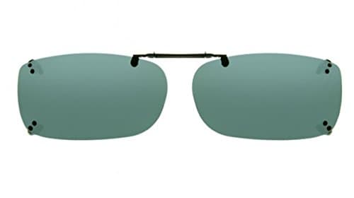 Solar Shield Driving Lens 56 Rec a Ultralight Polarized Clip on Sunglasses 100% Uva/uvb Protection Fit Plastic and Thick Frame